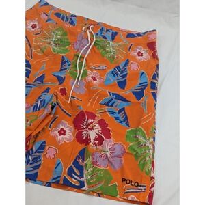 Ralph Lauren Polo Sport board Shorts Surfer Dancer Hawaiian Tropical 40" XL LONG